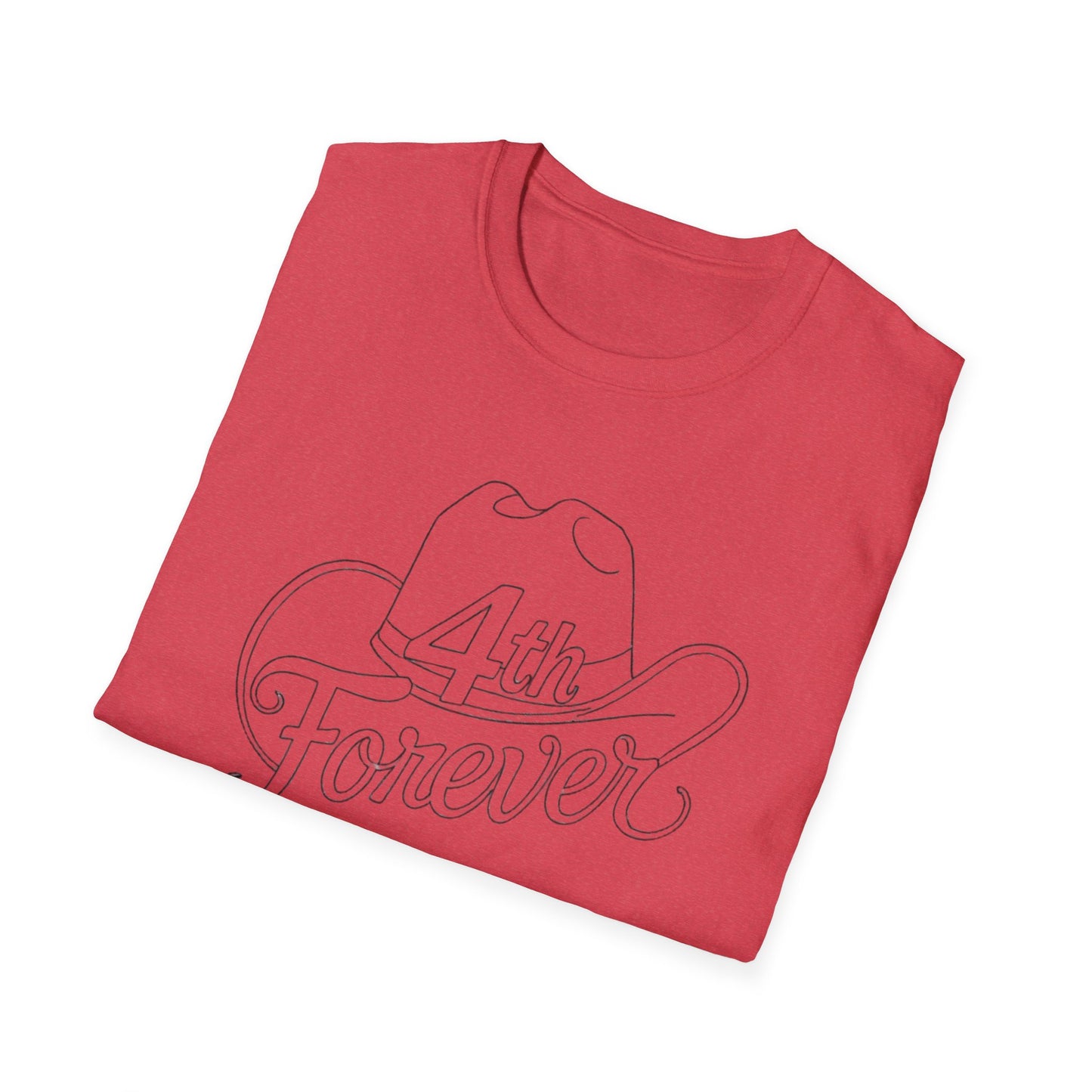 4th Forever Cowboy Hat T-Shirt