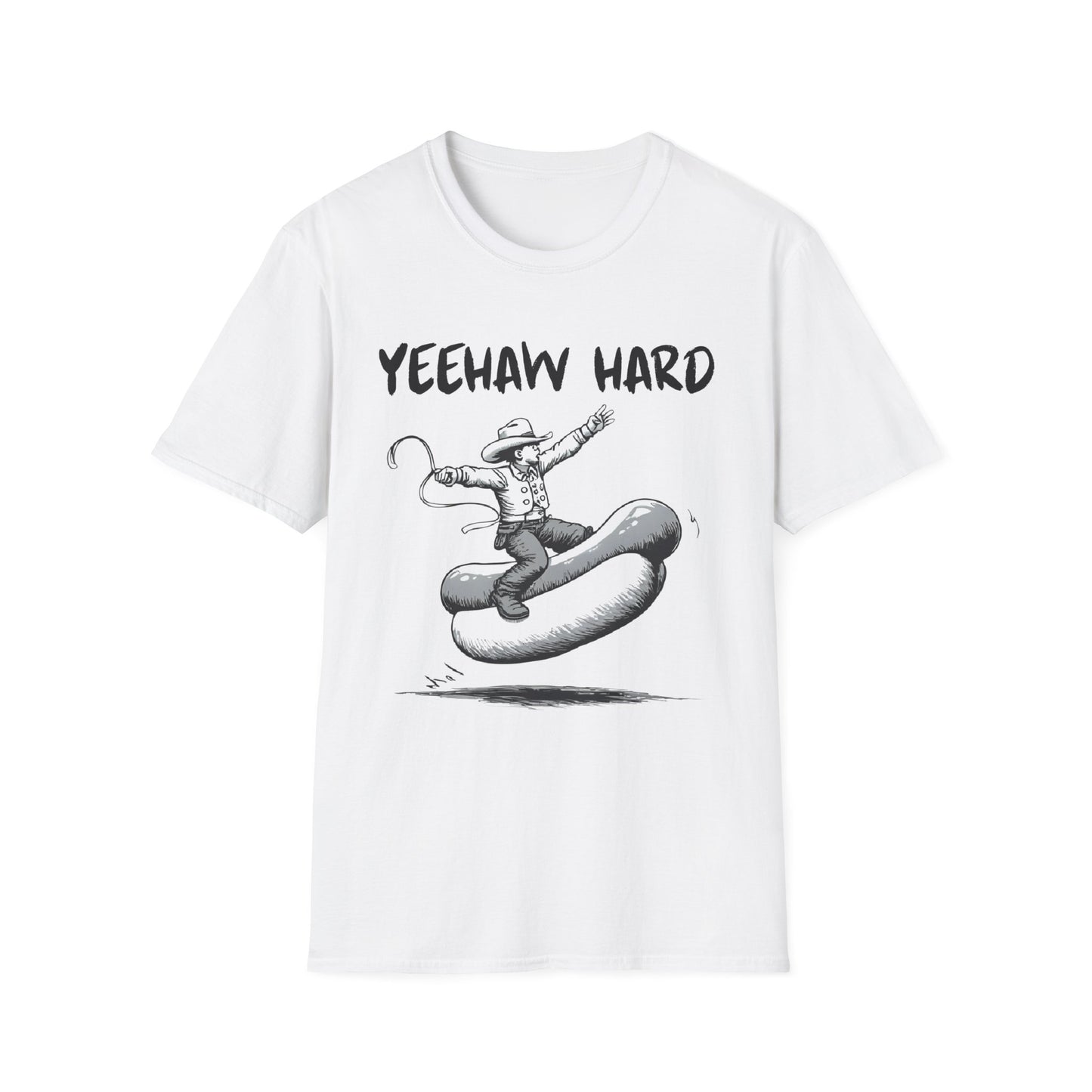 Yeehaw Hard Hot Dog Rodeo T-Shirt