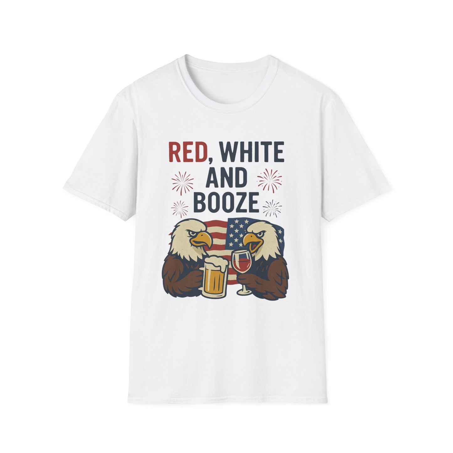 Red, White, and Booze T Shirt