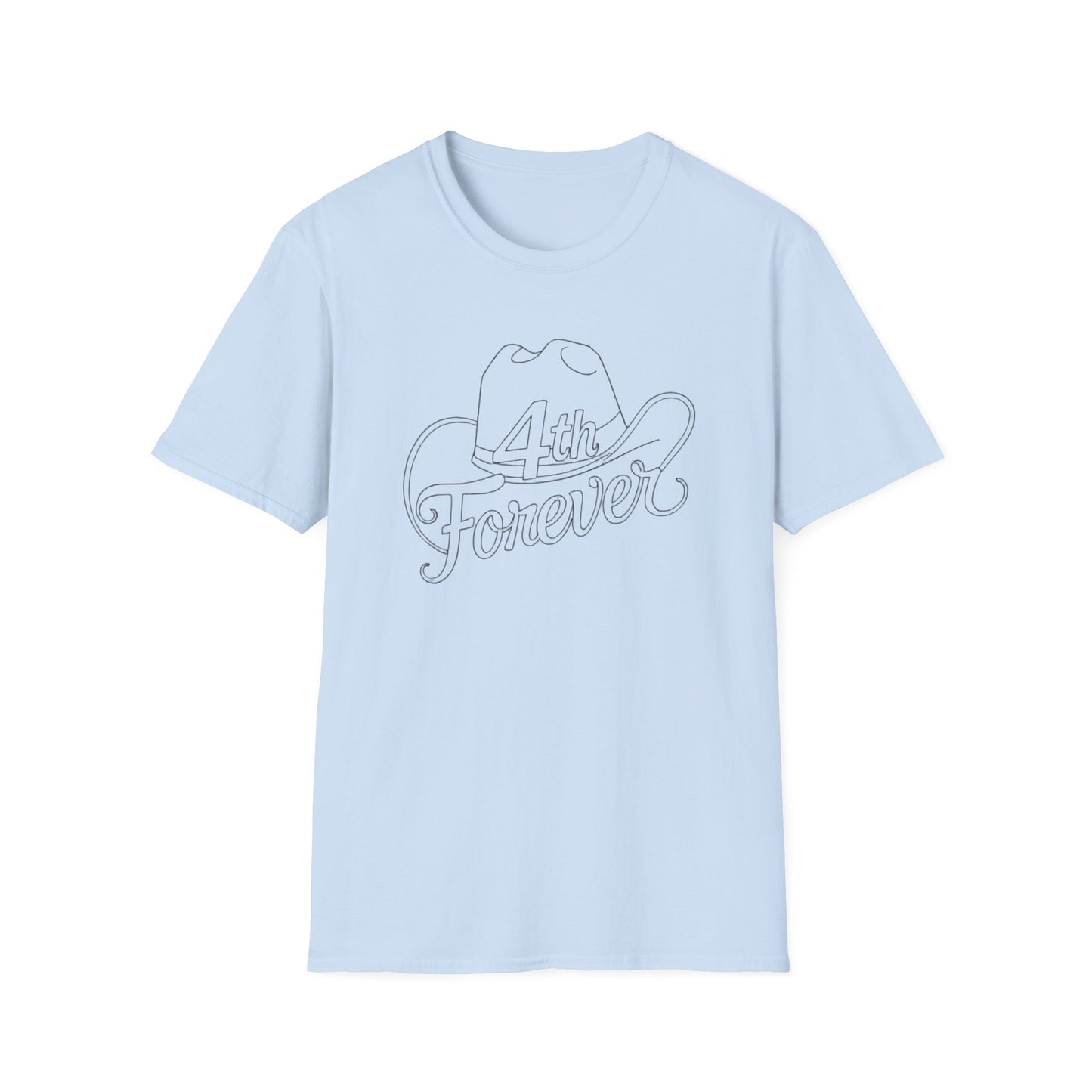 4th Forever Cowboy Hat T-Shirt