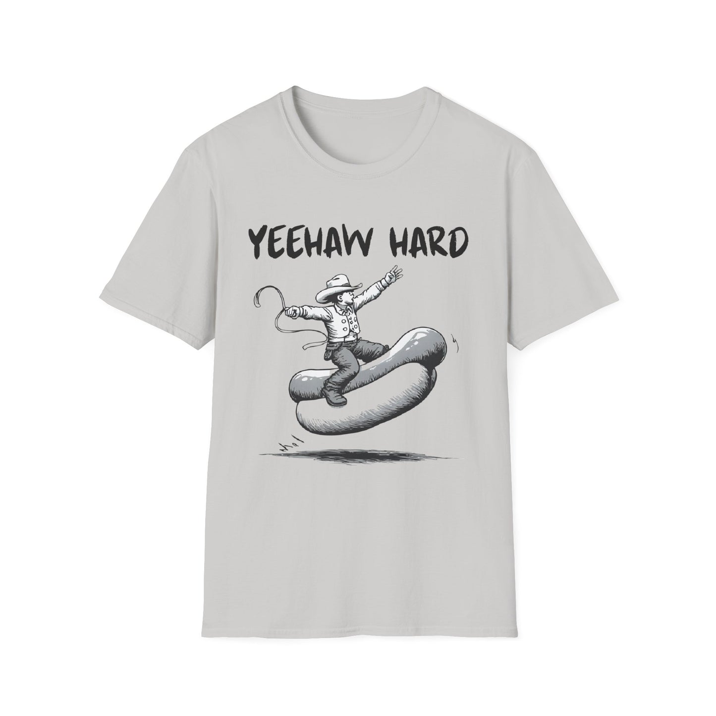 Yeehaw Hard Hot Dog Rodeo T-Shirt