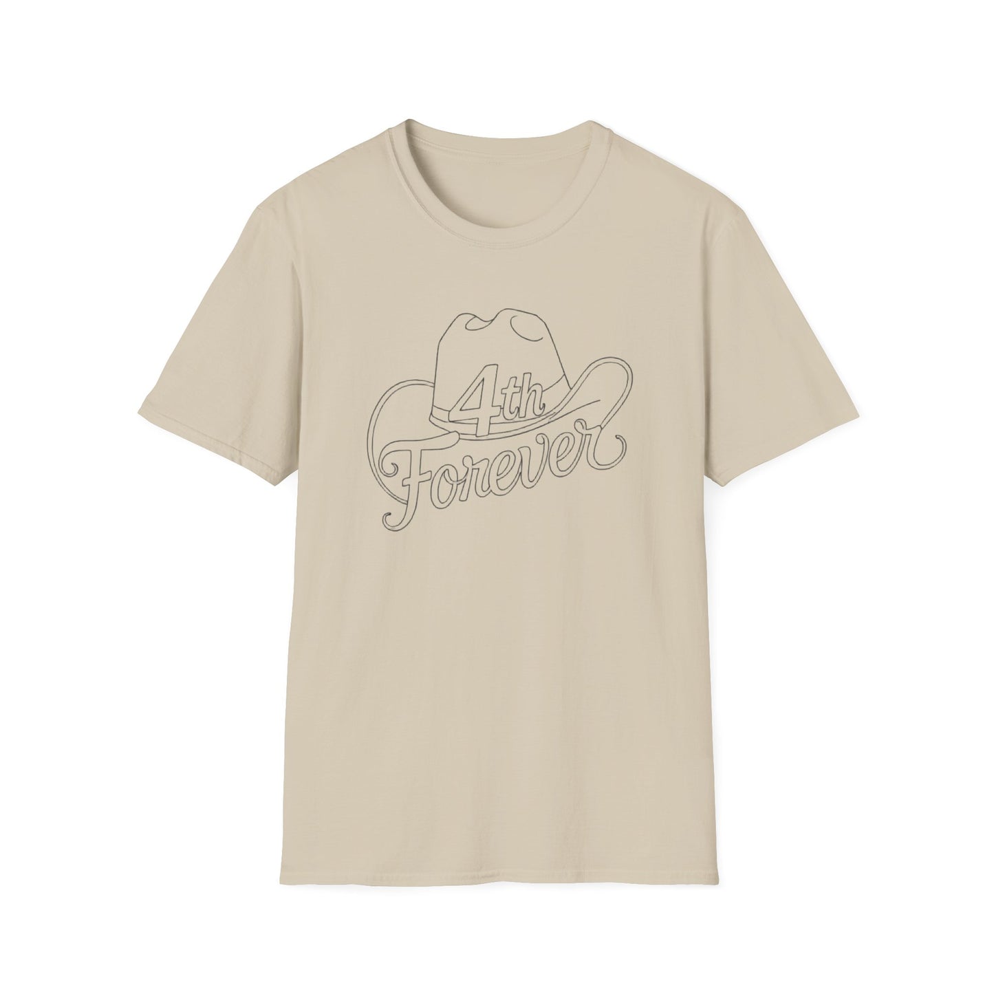 4th Forever Cowboy Hat T-Shirt