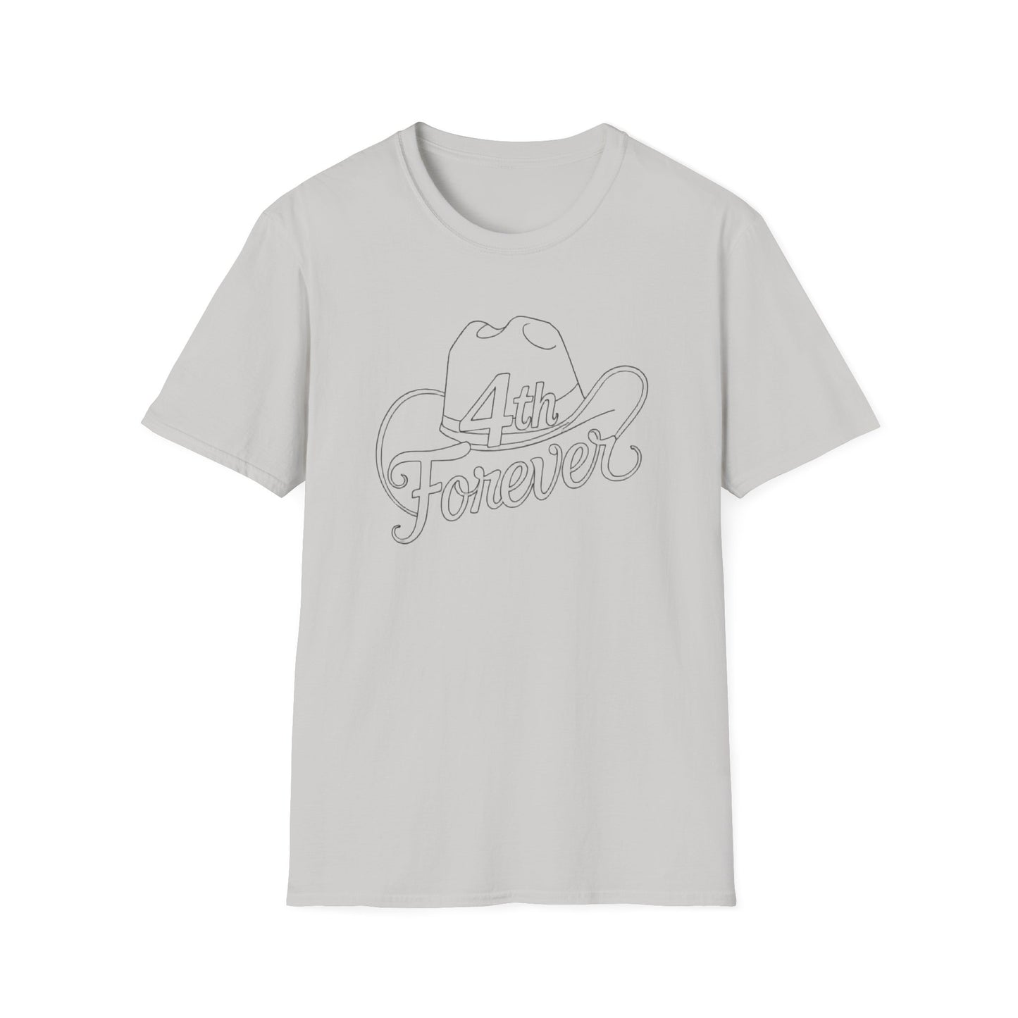 4th Forever Cowboy Hat T-Shirt
