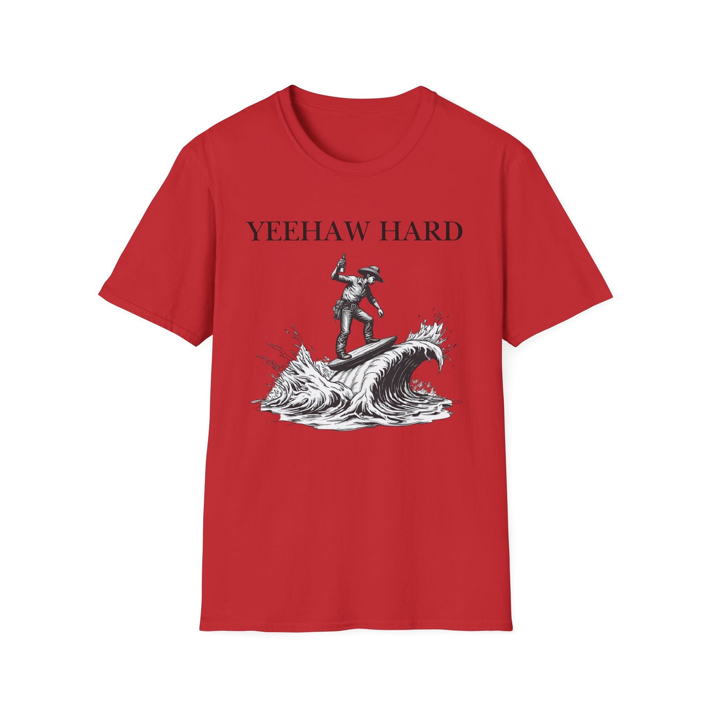 Yeehaw Hard Surfing T-Shirt