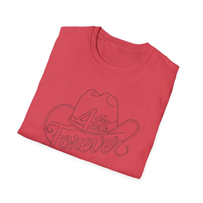 4th Forever Cowboy Hat T-Shirt
