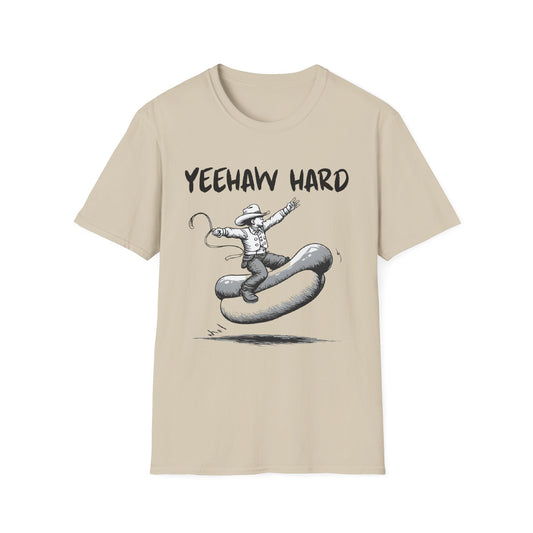 Yeehaw Hard Hot Dog Rodeo T-Shirt