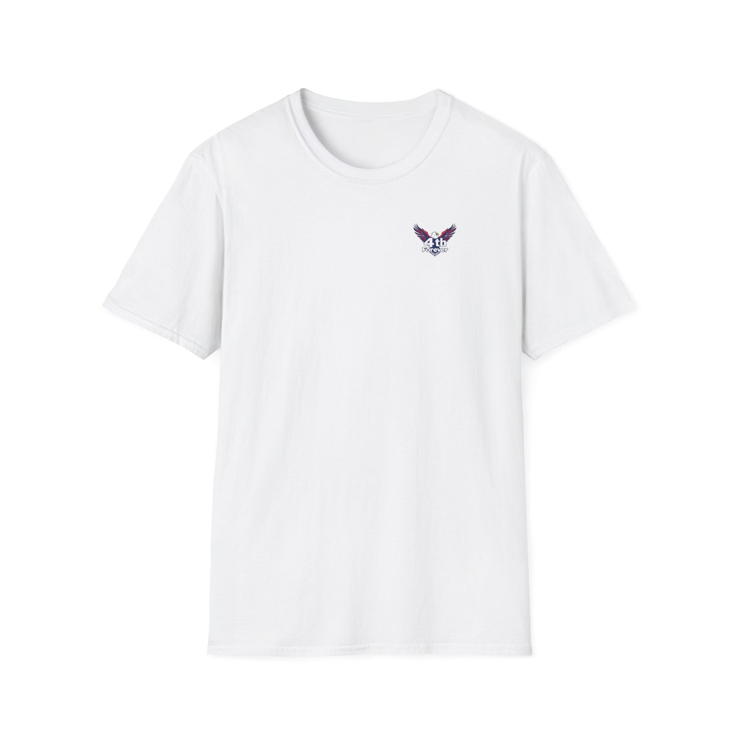 Red, White, and Hammered White T-Shirt