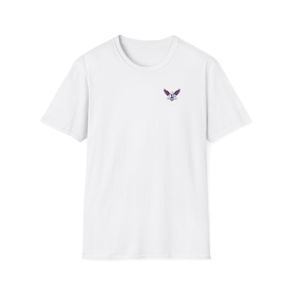 Red, White, and Hammered White T-Shirt