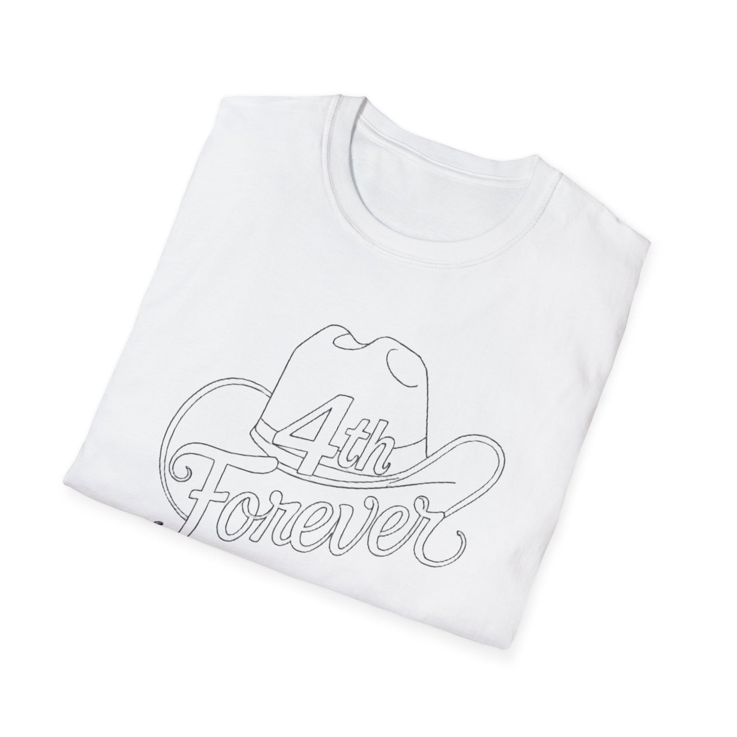 4th Forever Cowboy Hat T-Shirt
