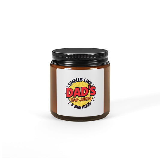 Scented Soy Candle (Multi-Size, Amber Jar)
