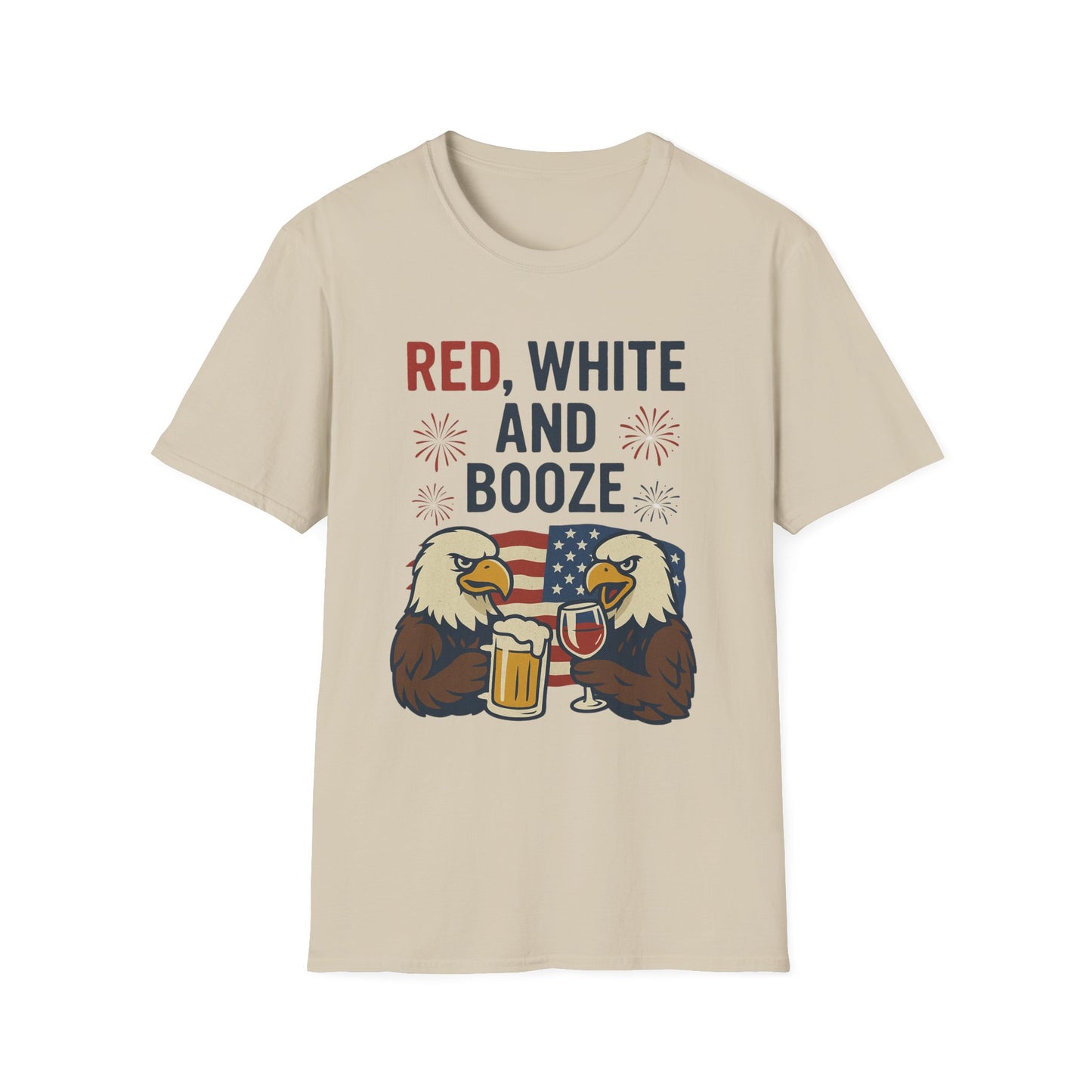 Red, White, and Booze T Shirt