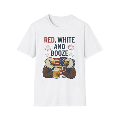 Red, White, and Booze T Shirt