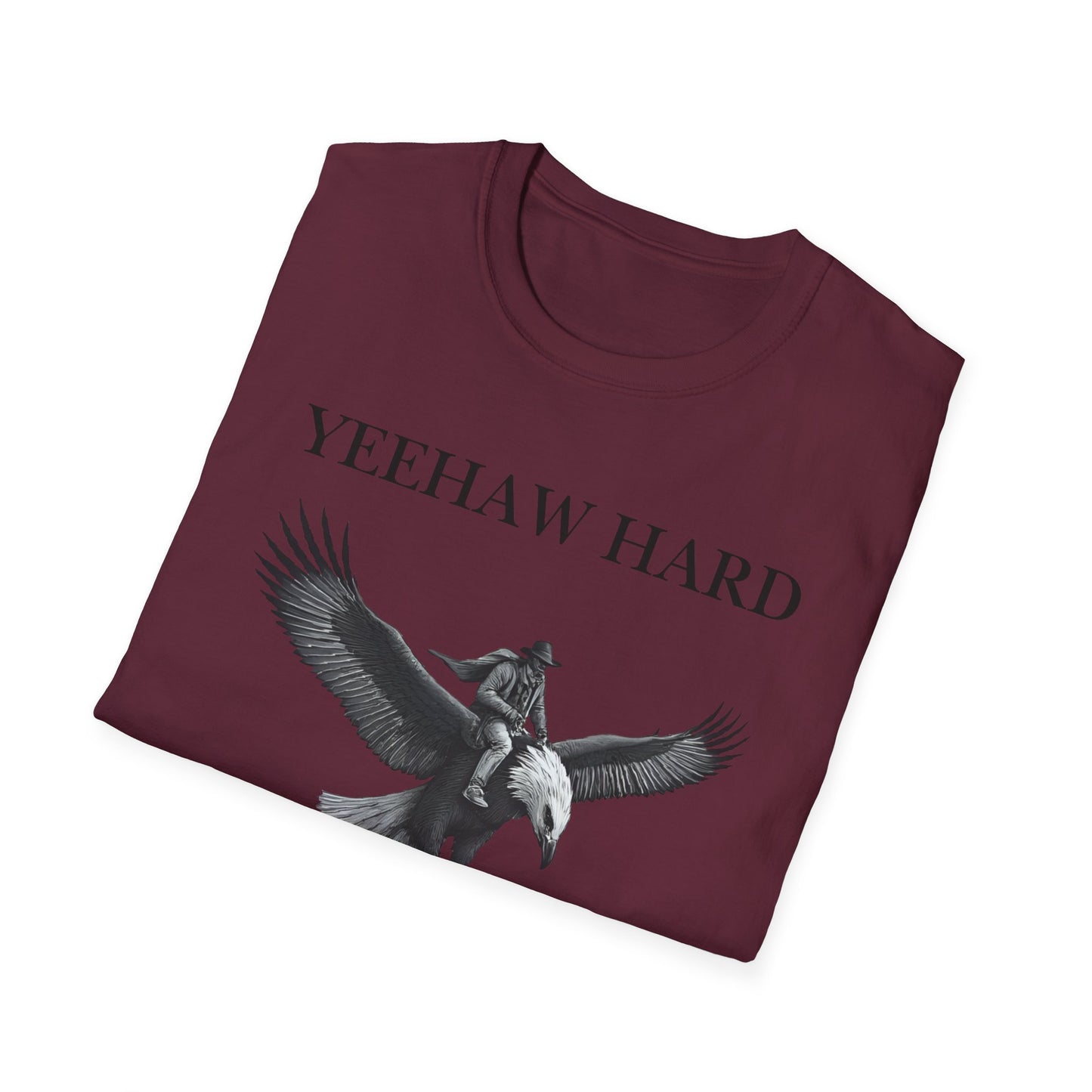 Yeehaw Hard Eagle Rodeo T-Shirt