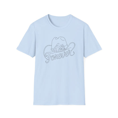 4th Forever Cowboy Hat T-Shirt