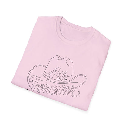 4th Forever Cowboy Hat T-Shirt