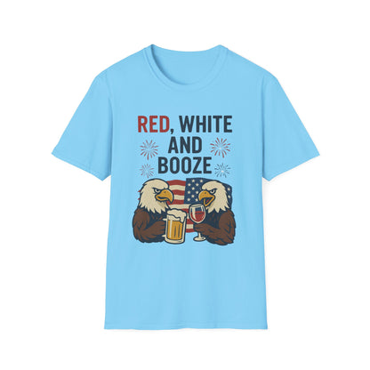 Red, White, and Booze T Shirt