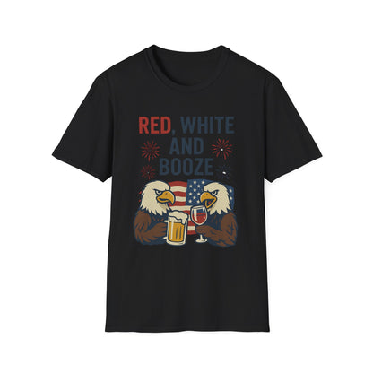 Red, White, and Booze T Shirt