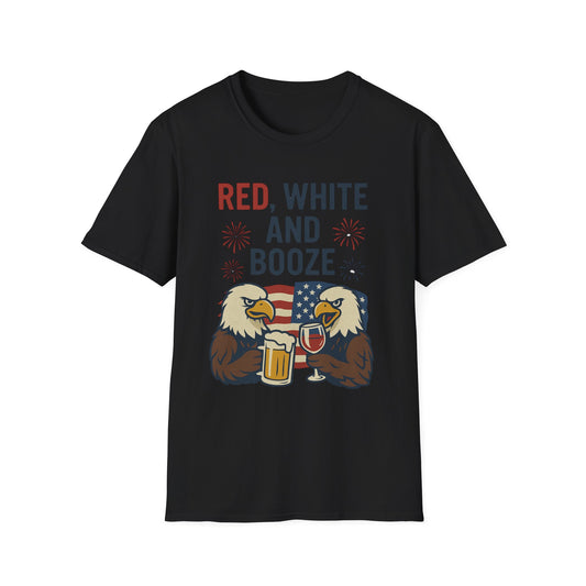 Red, White, and Booze T Shirt