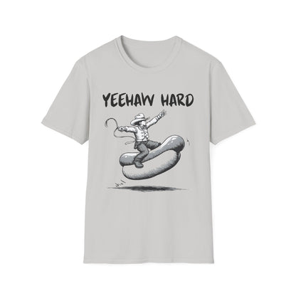Yeehaw Hard Hot Dog Rodeo T-Shirt