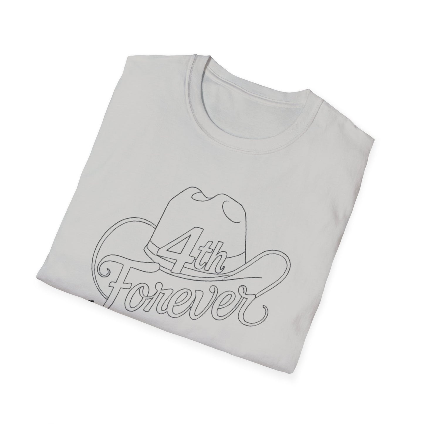 4th Forever Cowboy Hat T-Shirt