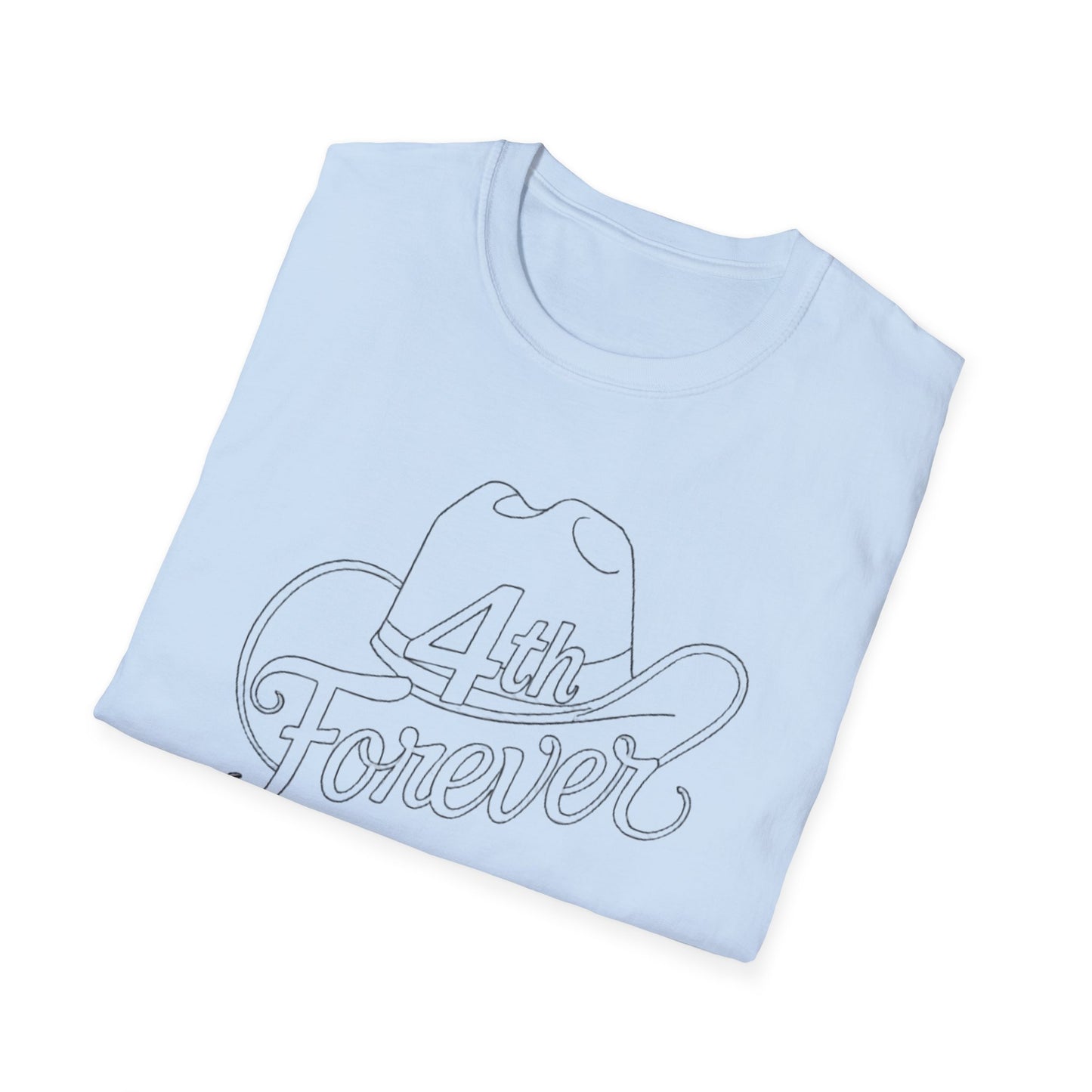 4th Forever Cowboy Hat T-Shirt