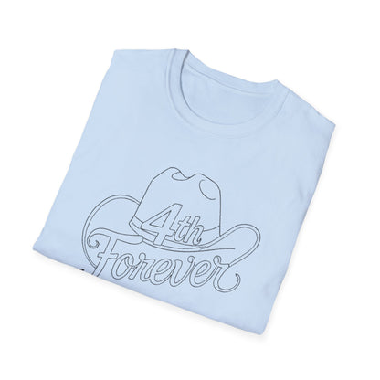 4th Forever Cowboy Hat T-Shirt