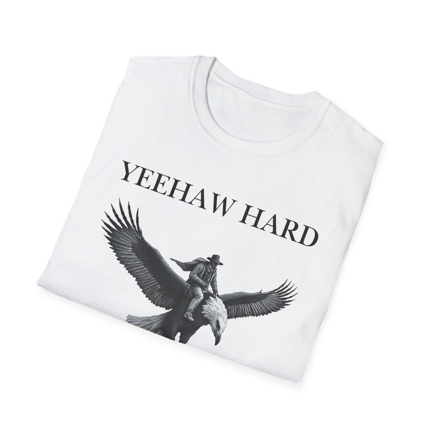 Yeehaw Hard Eagle Rodeo T-Shirt