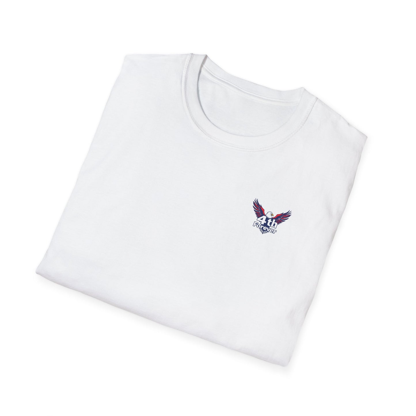 Red, White, and Hammered White T-Shirt