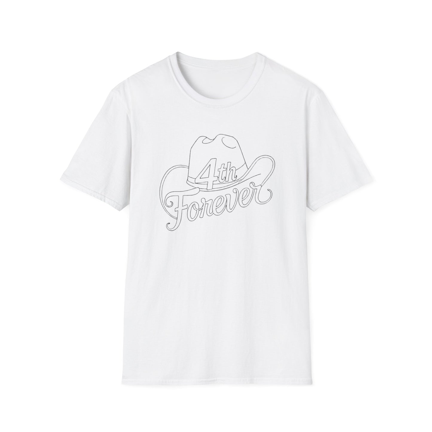 4th Forever Cowboy Hat T-Shirt